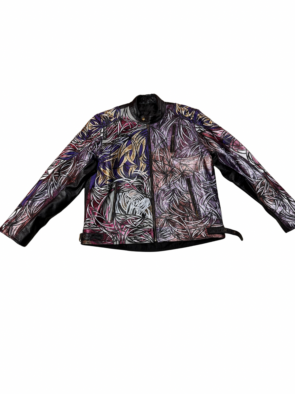 Prism Rider Jacket - Purple/Black/Red